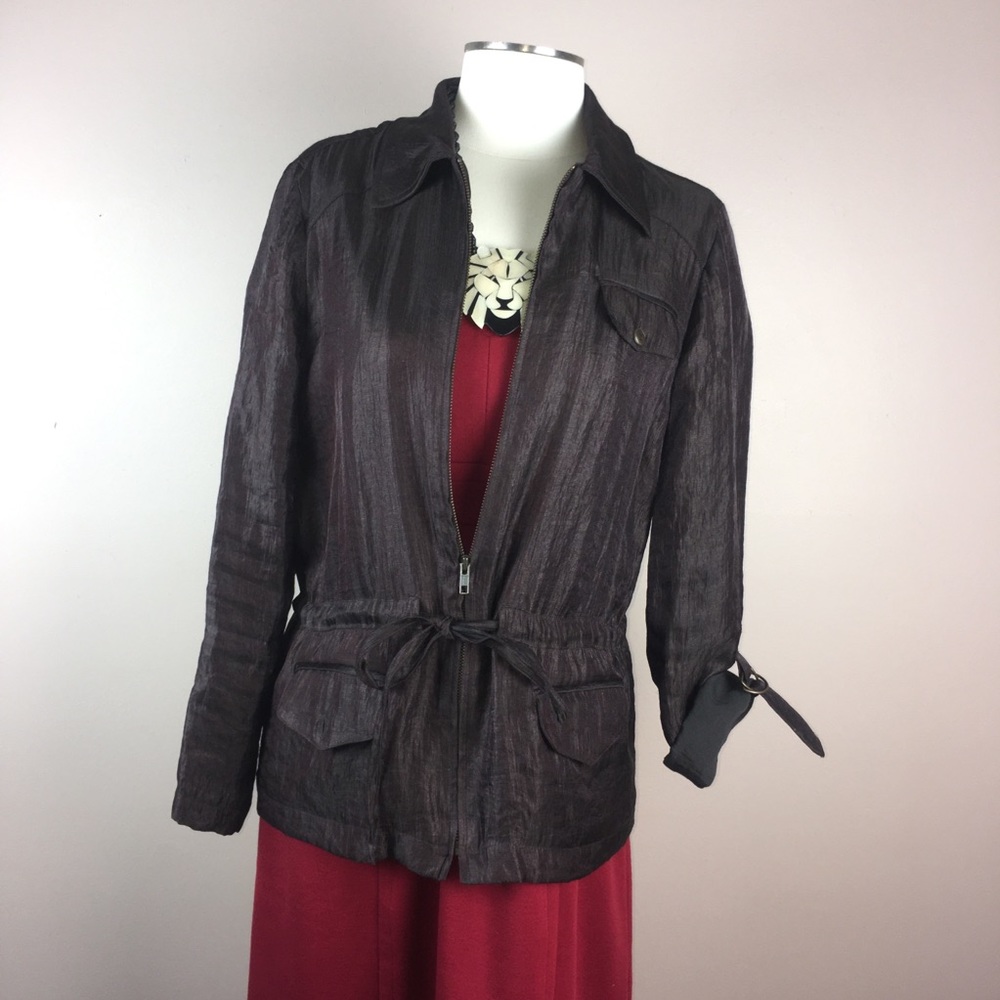 DRESS BARN Woman's brown Fall Autumn Spring Jacket M Medium